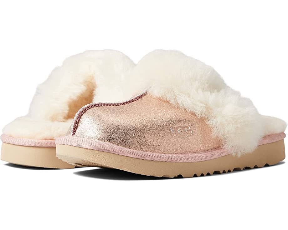 ☆関税込☆UGG★UGG Classic Slipper II★Rose Grey★ UGG CLASSIC SLIPPER II ROSE GREY SHEARLING SLIP ON SLIPPERS