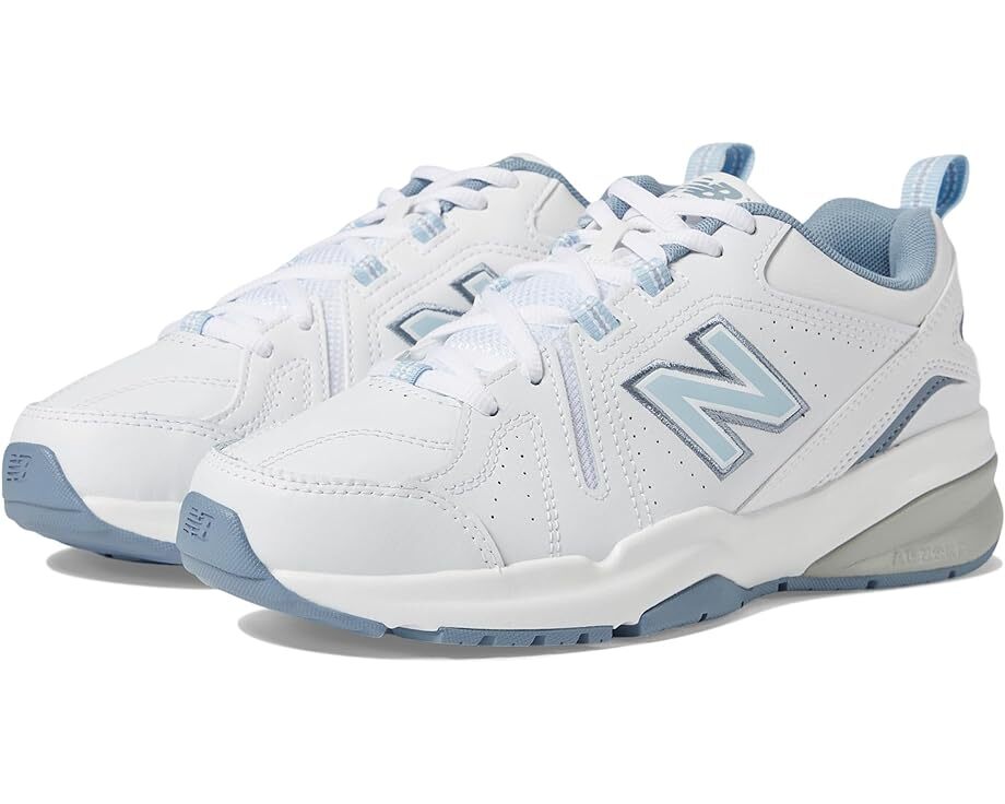 150cm、160cm ホワイト New Balance Womens 608 V3 White Running Shoes Lace Up