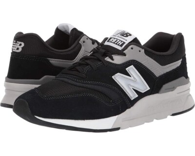 New Balance Classics® Women's 7.5 B 997Hv1 Casual Sneakers in Black/Silver