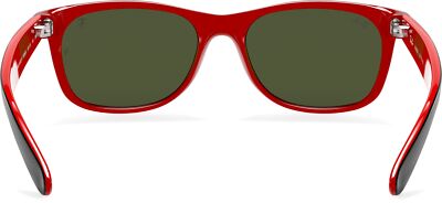 Pre-owned Ray Ban Ray-ban Wayfarer Sunglasses, Silver Frame, Light Green Mirror Silver Lens, 5 In Silver Mirror