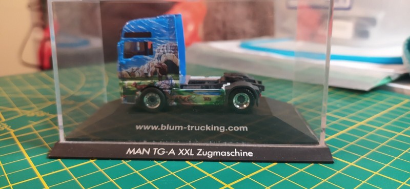 Herpa 120203 Man Tg-A Blum Trucking 