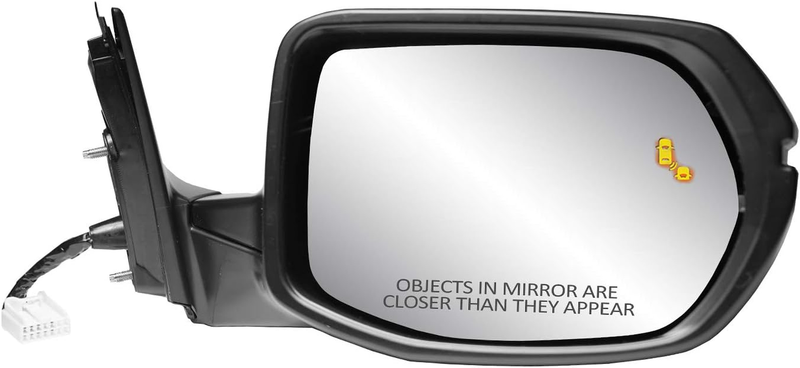 Passenger Side Mirror for HONDA CR-V EX EX-L 63071H Textured Black w/PTM cover