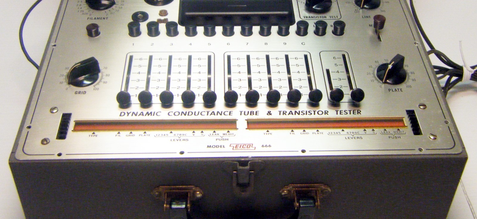 Vintage Eico Tube Tester Very Rare Model 666  Excellent Condition 1956