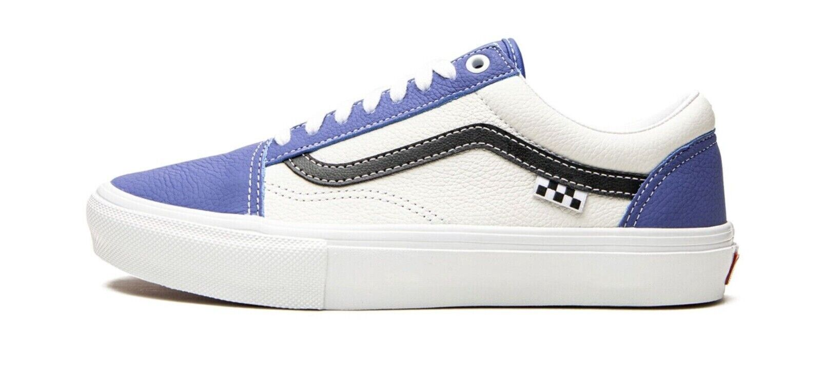 

Мужские классические туфли для скейтбординга Vans Skate Old Skool Sport Leather True Blue/White, VANS Old Skool