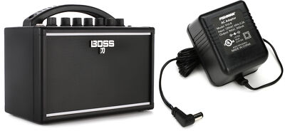 Boss Katana Mini - 7-watt Combo Amp + Fishman ACC-BLE-POW Value Bundle