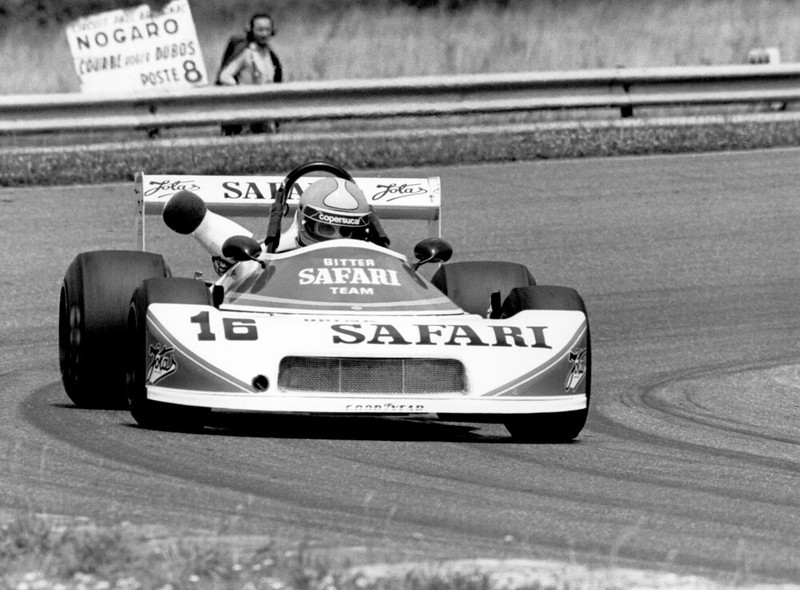Ingo Hoffman. Ralt Rt1 F2. Nogaro 1977.  Photo Argentique D'Ã©Poque. L748
