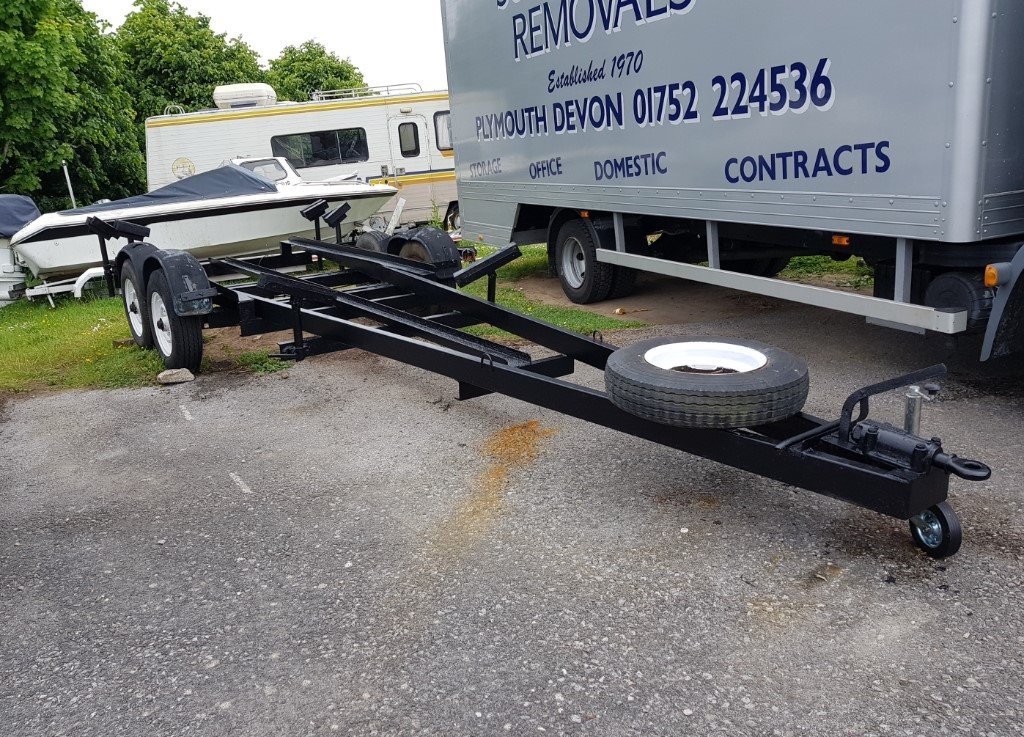 Bradley heavy duty boat trailer 2425ft very solid in Plymouth, Devon