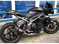 Triumph Speed Triple 1050RS. Late 2020 reg. Only 4400 mls. Quality extras. Mint.