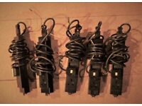 Computer Extension Leads 4 sockets x 3 amp (5 leads) £3 each 
