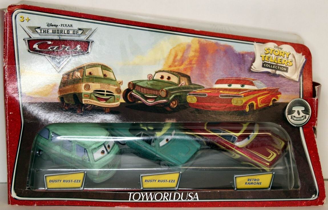 Disney Pixar Cars STORY TELLERS Dusty Rust-Eze, Rusty Rust