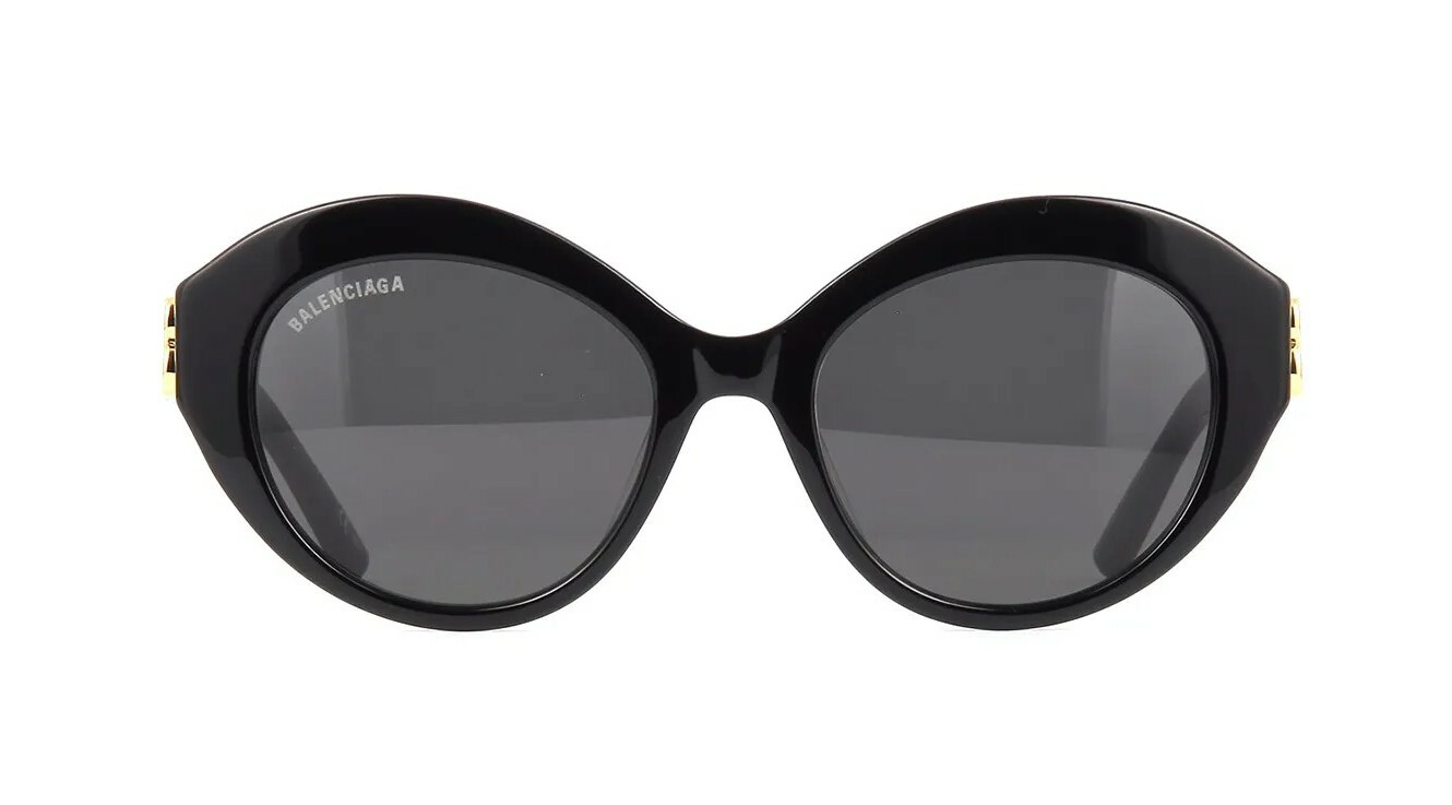 Pre-owned Balenciaga Bb0133s Black/grey (001) Sunglasses In Gray