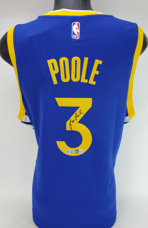 Jordan Poole Autographed Golden State Warriors Nike Dri-Fit