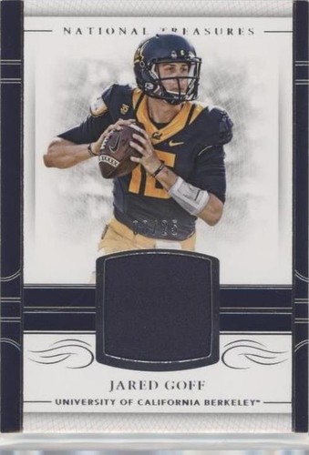 2017 Panini National Treasures Collegiate Jared Goff #35