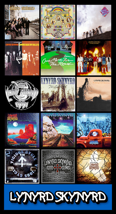 LYNYRD SKYNYRD album discography magnet (4.25