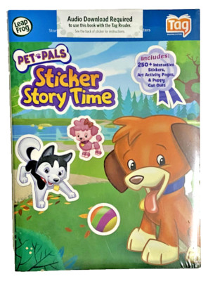 Leap Frog Tag Reading System Interactive Book PET PALS STICKER STORY TIME