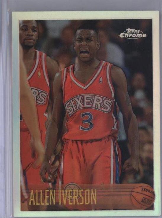 Topps Allen Iverson Basketball Sports Trading Cards Topps Allen Iverson Basketball Sports Trading Cards