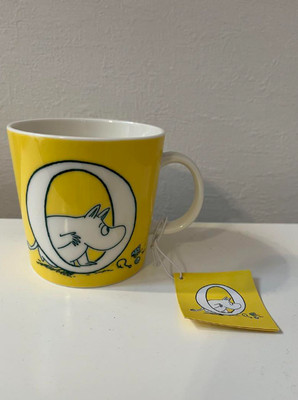New Moomin Mug Cup Classic ABC Alphabet Collection ARABIA limited Japan w/o Box