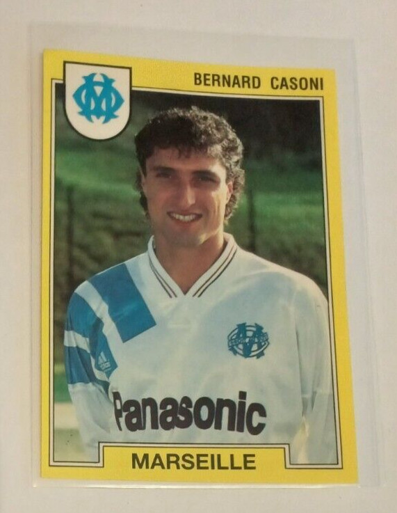 Image Sticker Vignette Cromo NÂ°110 Bernard Casoni Marseille Om Foot 92 Panini