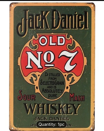 オマケ付き【未使用】Jack Daniel's Old No. 7 ネオンサイン Amazon.com: Jack Daniel's Whiskey Logo - Old Number 7