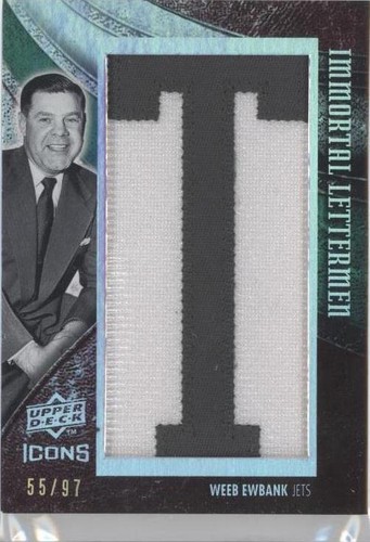 2008 Upper Deck Icons Weeb Ewbank #WE13