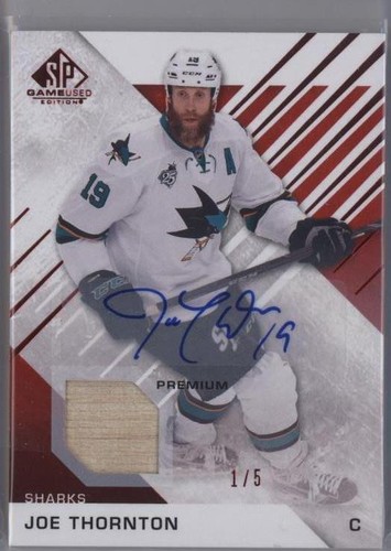 2016-17 SP Game Used - Joe Thornton #3