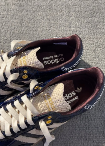 ADIDAS ORIGINALS ADIDAS X WALES BONNER SAMBA OG 'COLLEGIATE NAVY BLUE' JH9825