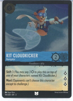 Disney Lorcana: Into The Inklands 147/204 Cold Foil Kit Cloudkicker