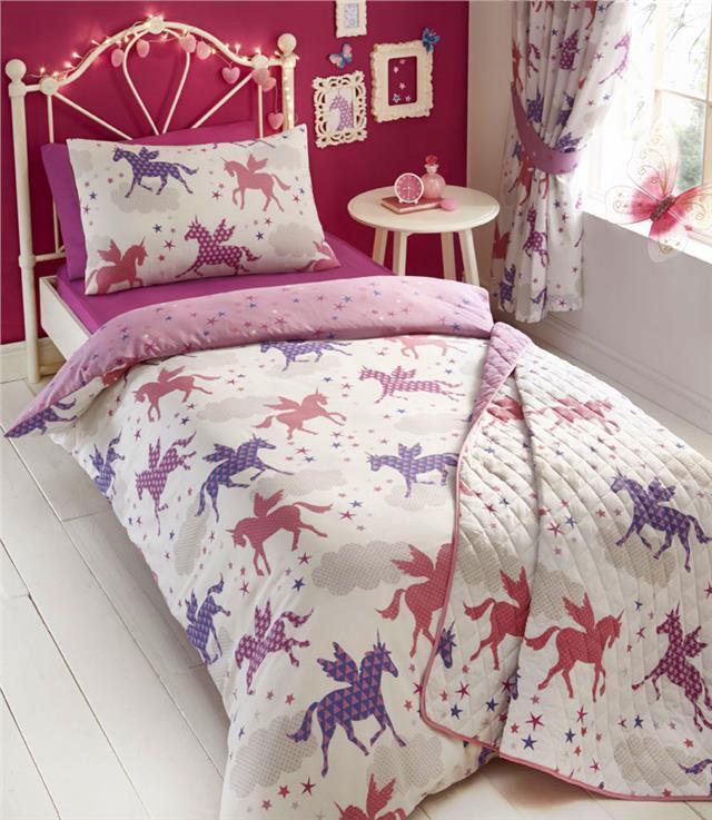 Unicorn Duvet Sets Girls Bedding Girls Quilt Cover Unicorns
