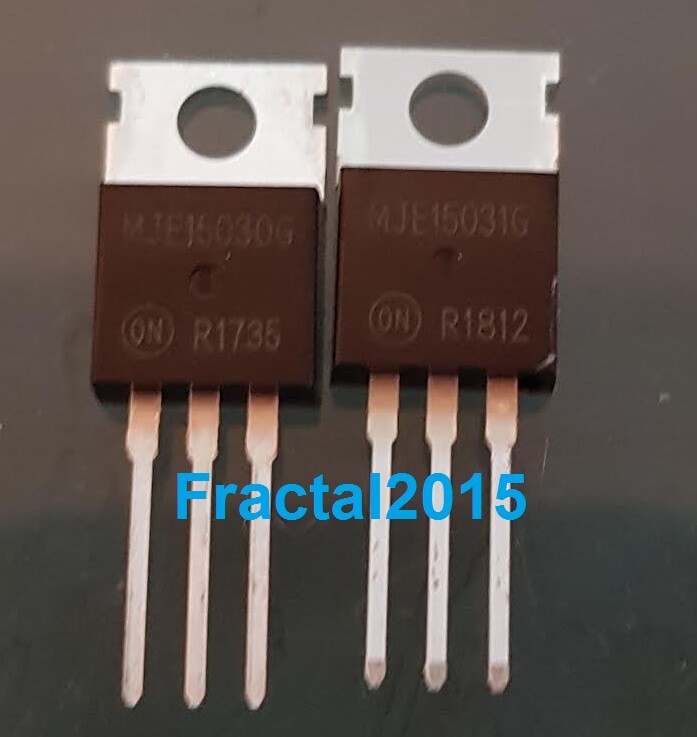 1paire Mje15030g + Mje15031g To-220 Mje15030 Mje15031 