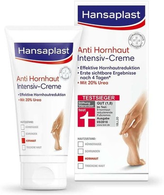 Hansaplast Anti Hornhaut Intensiv-Creme (75 ml), Creme zur Hornhaut Entfernung a