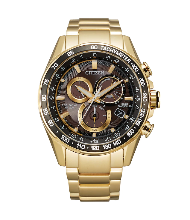 Pre-owned Citizen Eco-drive Pcat Sapphire Crystal Radio Controlled Men's Watch Cb5912-50e