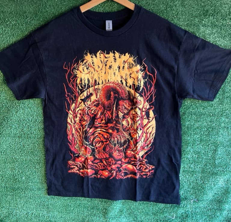 Infant Annihilator Merch - Technical Death Metal Graphic T-Shirt - Black PA8324