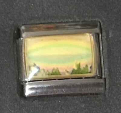 Rainbow Colorful Sky Enamel WHOLESALE ITALIAN CHARM 9MM K52 Style R