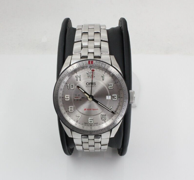 Oris Audi Sport Artic Stainless Steel 44mm Silver Dial 295773775155