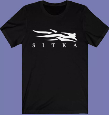 Sitka Gear Black T-shirt Shirt