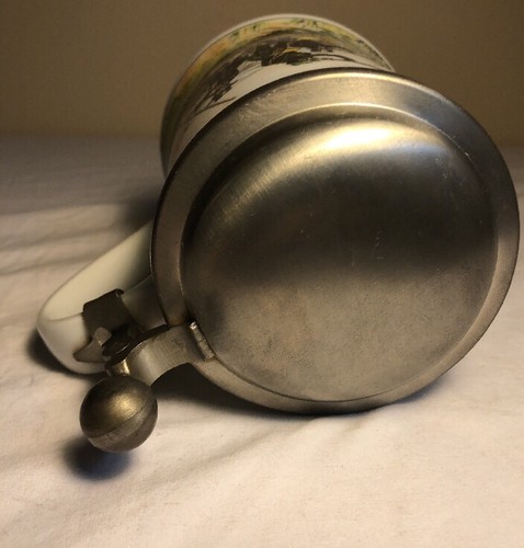 Kaiser West Germany Lidded Stein Vintage Duck Hunt