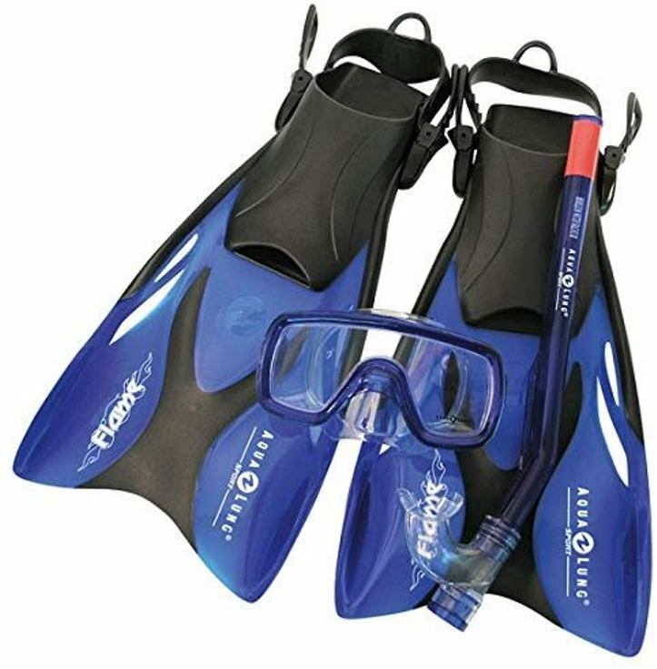 AQUA LUNG Proflex KD ADJ mit Tasche - Schnorchelset für Kinder verstellbar