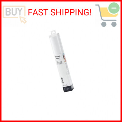 Cricut Smart Permanent Vinyl (13in x 3ft, White) for Cricut Explore 3 and Maker 