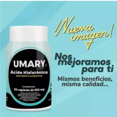 UMARY Hyaluronic Acid * 30 Caplets 850 mg