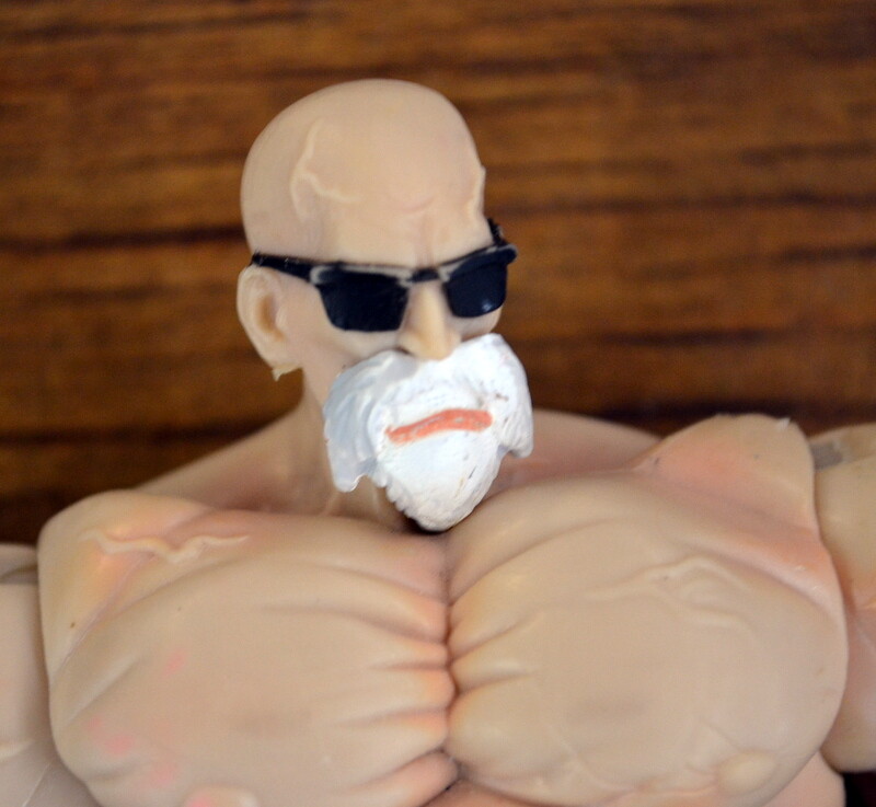 2003 RARE Jakks Dragon Ball Z Master Roshi Action Figure NICE