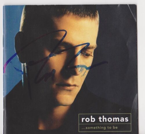 ROB THOMAS signed autographed solo cd SOMETHING TO BE (MATCHBOX 20)