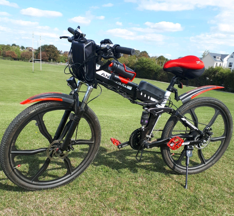 electric folding mountain bike