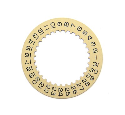 Genuine Rolex 3135 3155 3175 3185 Caliber 16100 Champagne Beige Date Disc Wheel
