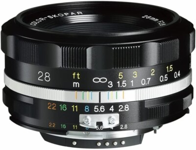 VOIGTLANDER COLOR-SKOPAR 28mm F2.8 Aspherical SLIIS BLACK RIM