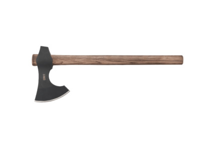 CRKT BERSERKER 19'' 1055 CARBON STEEL AXE W/ HAMMER, BLACK - 2736C .NEW