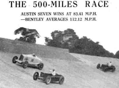 A4 Photo brooklands 500 1930