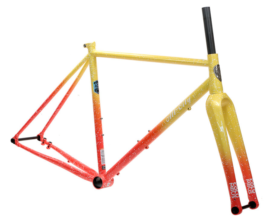 All City Nature Cross Single Speed Frameset 52cm Pink Lemona