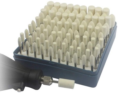 Multifunctional 100pc Wool Felt Rotary Tool Grinding Polishing Accessories Set