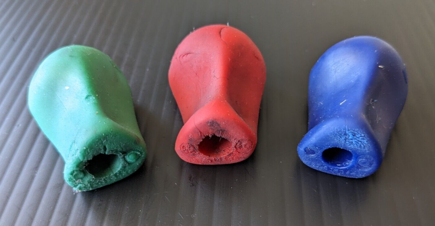 Peterson Pencil Grips for Kids Handwriting Writing Aid Gripper - 3 pcs Soft