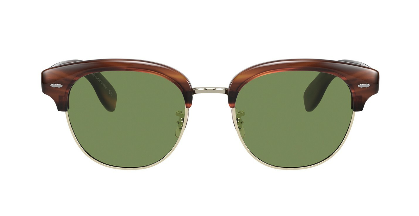 Pre-owned Oliver Peoples Cary Grant 2 Sun Ov 5436s Grant Tortoise/g-15 (1679p1) Sunglasses In Green